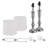 Cearra Metal USB Table Lamp
