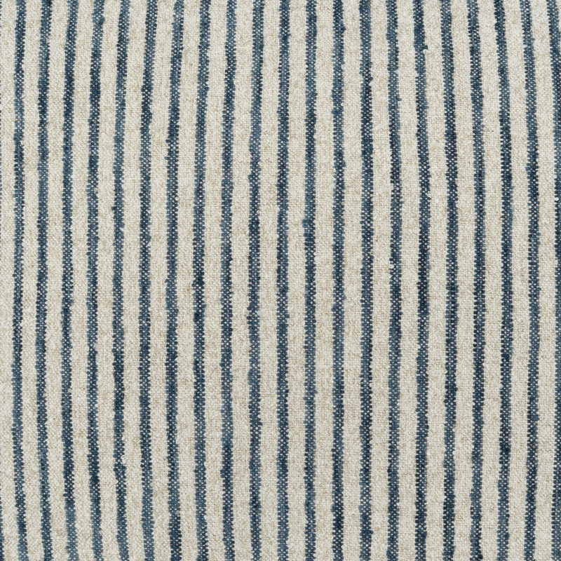 Tissu à rayures matelassées, Indigo