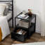 Table de chevet 1 tiroir en fer Kempst-2059601548