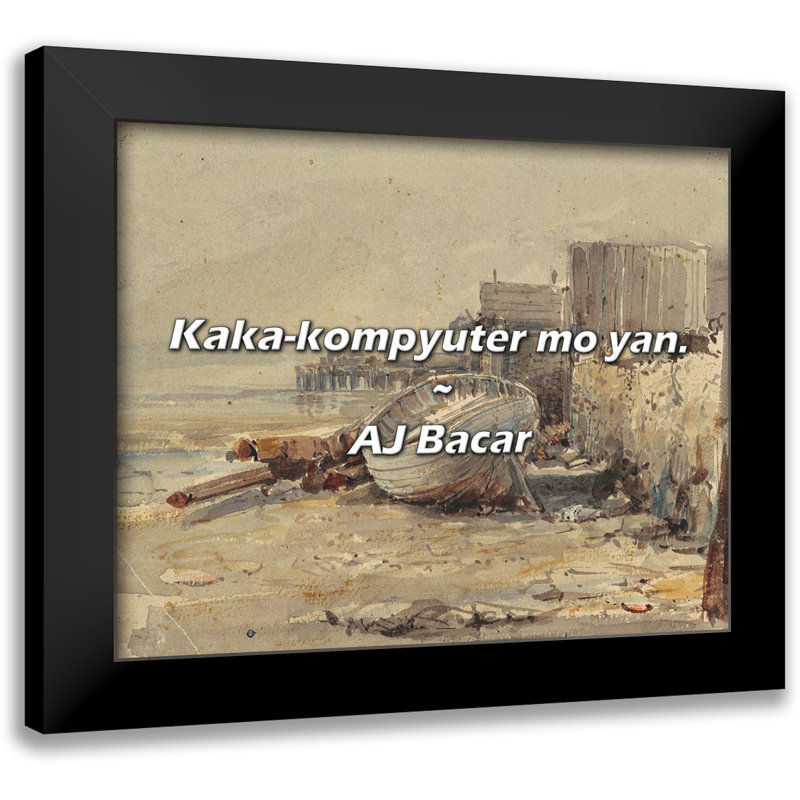 AJ Bacar Citation: Kaka-kompyuter mo yan.