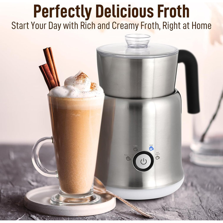 Zulay Kitchen Stainless Steel Automatic Milk Frother