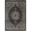 Hand-Knotted High-Quality Black and Cream Area Rug
