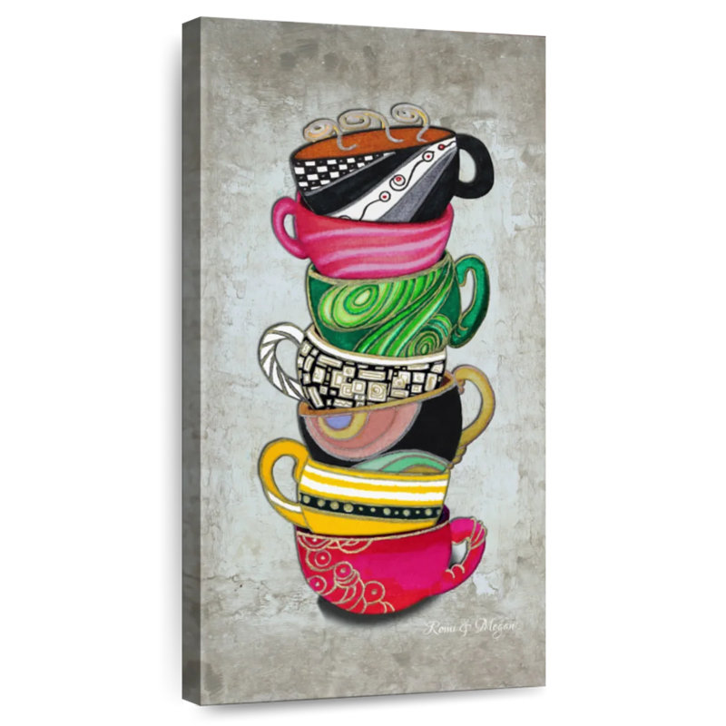 Collection Cuppa Stacked Hot II, H 24 po x l 12 po