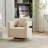 29.1" W Hollow Back Swivel Barrel Chair With Wooden Base-130076992