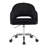 Modern Swivel Velvet Upholstered Office Chair with Armrests-866054341