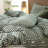 MooMee Gingham Duvet Cover Set with Zipper Closure 8 Ties 100% Washed Cotton Linen Like Breathable Lightweight-115836945-115836940