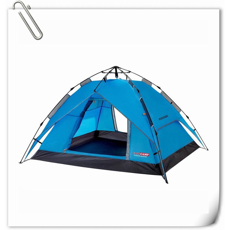 Tente instantanée instantanée pour le camping, tentes de camping pour 2 à 4 personnes, imperméable, automatique et facile à installer pour le camping à la plage