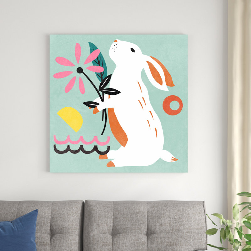 Lapins de Pâques II, H 36 po x l 36 po