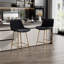 Ensemble de tabourets de bar, tabouret de comptoir rembourré en velours avec structure en métal solide et dossier bas en velours-1878013628-1878013625-1878013627