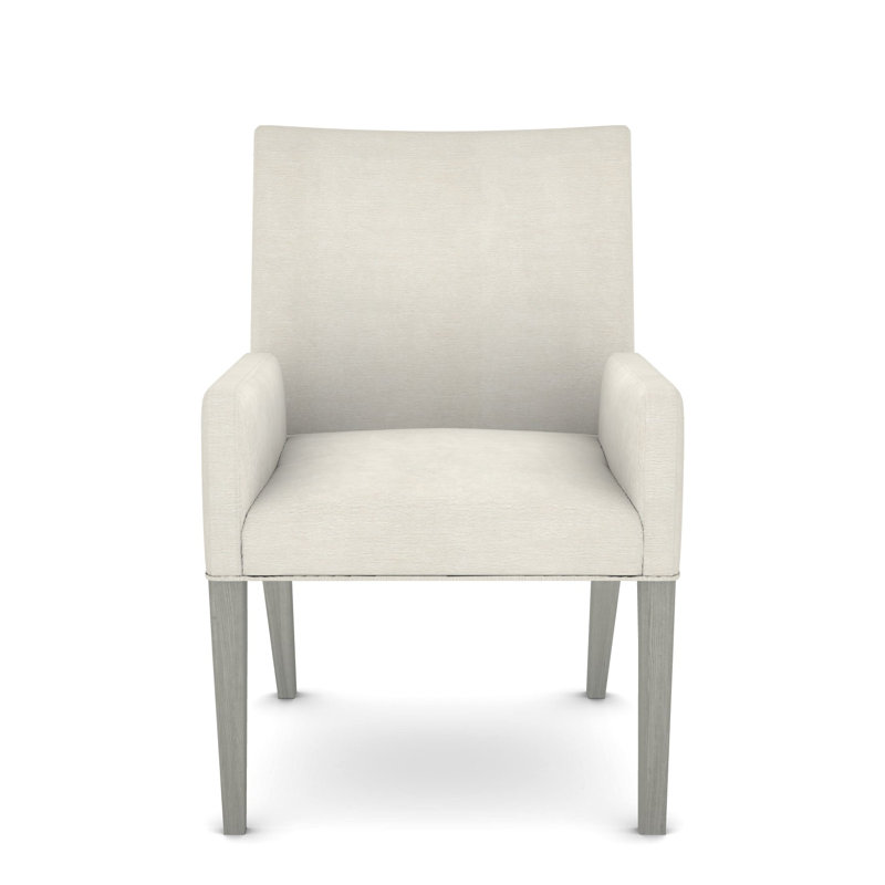 Chaise de salle à manger Axis, Parchemin Nadia, Gris colombe
