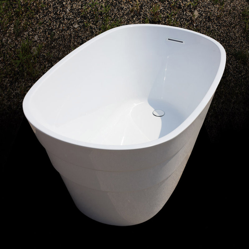 La Scala 58.25'' L Freestanding Soaking Bathtub