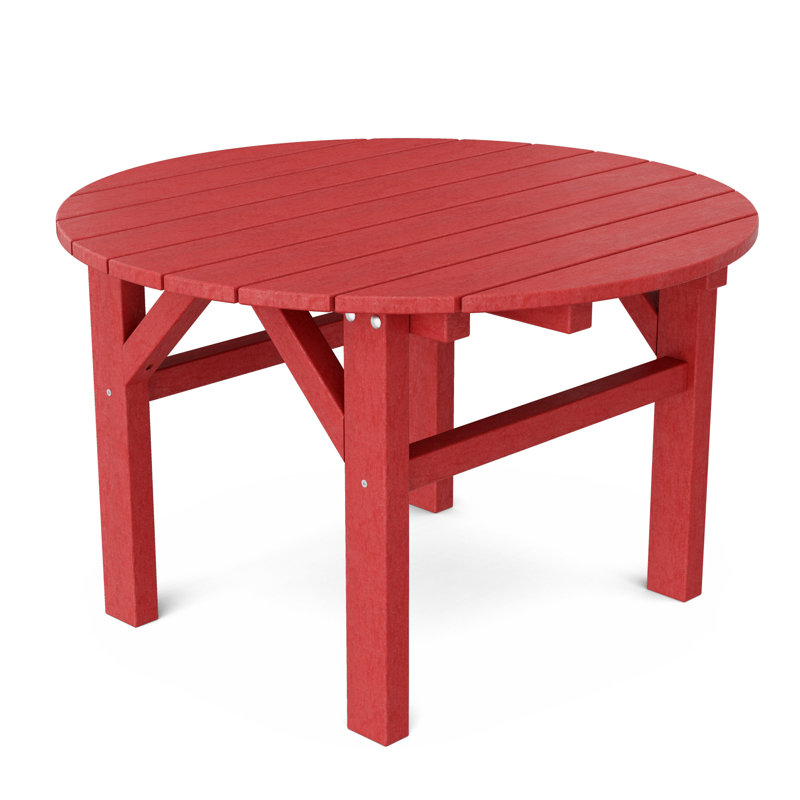 Table d'appoint Classic 33 po, Rouge cardinal
