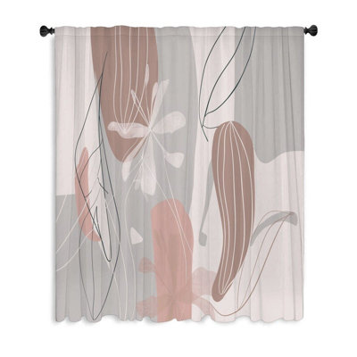 Harlym Sheer Curtain Single Panel