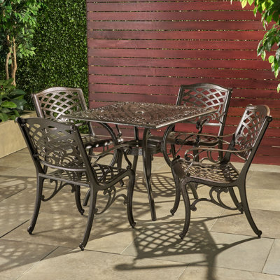 Ravenna 5 Piece Dining Set by Fleur De Lis Living