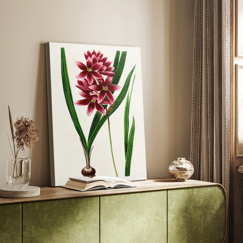 AntiqueFloralFolioV - galerie Cavas sur mesure, H 60 po x l 40 po