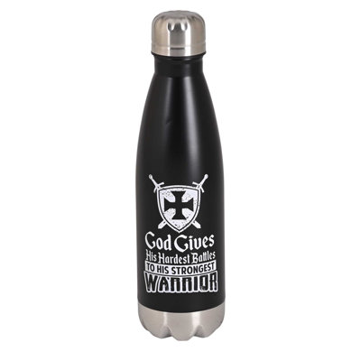 17 oz. Dicksons Inc Bouteille d'eau isolée en acier inoxydable