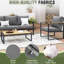 Mobilier de patio 4 pièces Modern Modern