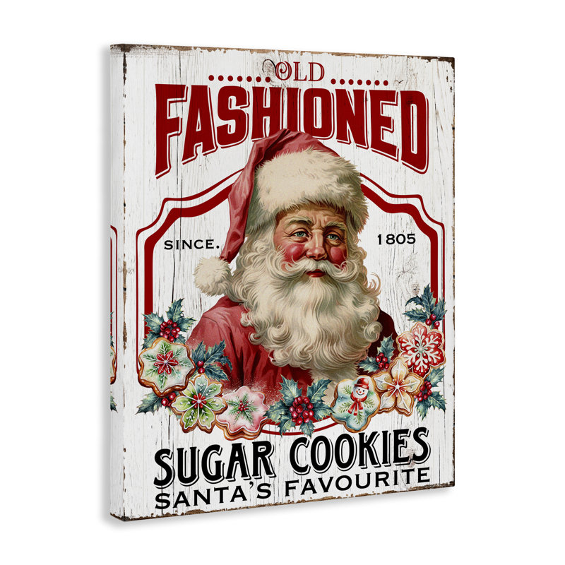 Art mural sur toile Old Fashioned Cookies par Creatif Belle, H 20 po x l 20 po