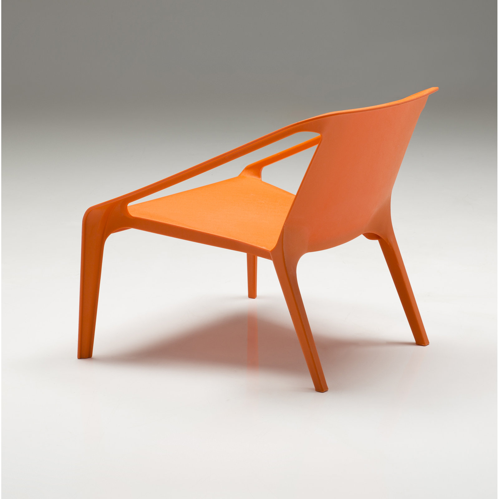Marti Patio Lounge Chair, Orange