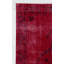 Tapis turc moderne fait à la main de couleur rouge avec motif de médaillon 4 x 6,6 pi
