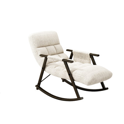 Casual Folding Rocking Chair Upholstered by Ebern Designs
