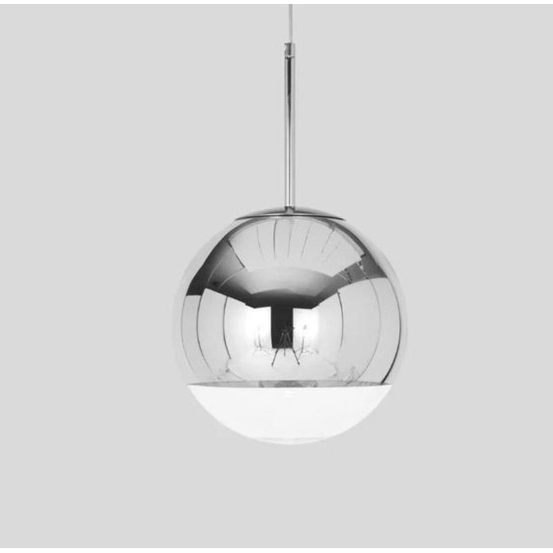Luminaire suspendu Hunter, H 59 po x l 14 po x P 14 po, Argent argent
