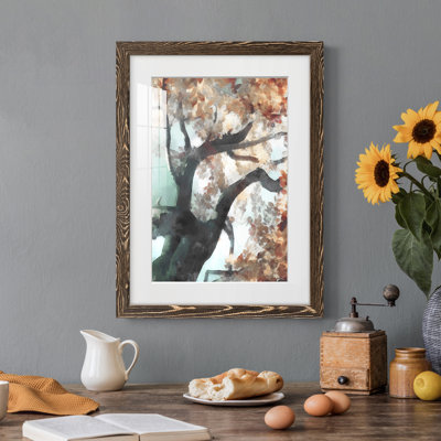 Fall Tree I Premium encadré mat - prêt à être suspendu
