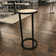 Vegas Stone Top End Table