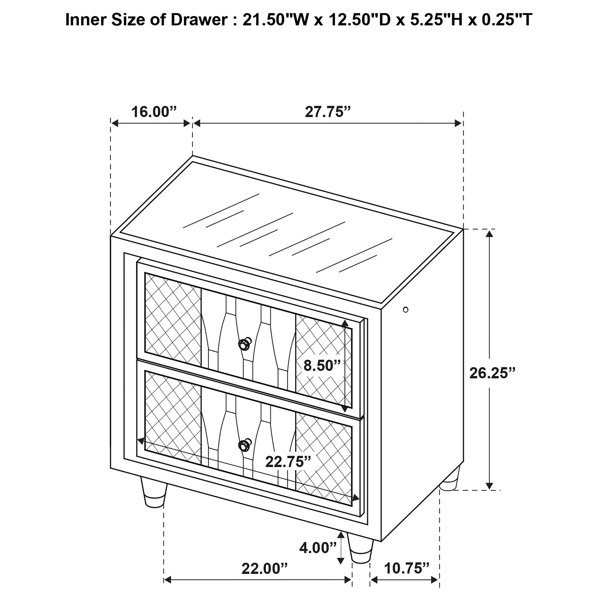 Dimensions du produit