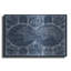 «World Globes Blueprint» par Vision Studio, art mural en métal, 16 po x 12 po