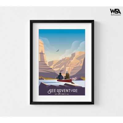 «Grand Canyon», reproduction d'art du Colorado, auberge de jeunesse, art Airbnb