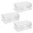 Large Stackable Shower Caddy Basket with Handle for Bathroom or Dorm - Shower Organizer for Body Wash and Shampoo