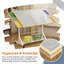 Table de casse-tête en bois 1500 pièces avec tiroirs - hauteur réglable et inclinaison à 360 °, support roulant, housse de protection