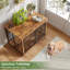 Table de bout avec cage pour chien en bois Furniture Style-1106572182