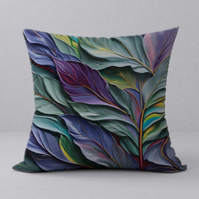 Abstract Reversible Throw Pillow
