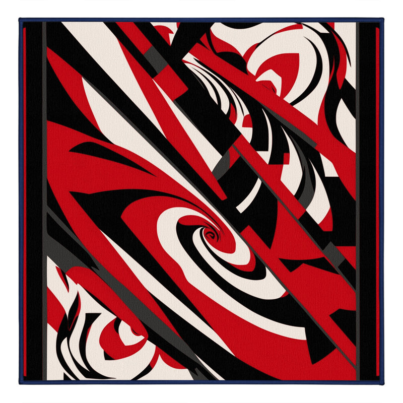 Tapis Cerise, Carré 5 pi