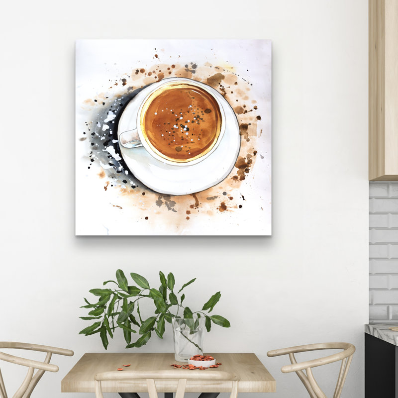 Cappuccino refreshing - 32"x32" art on canvas