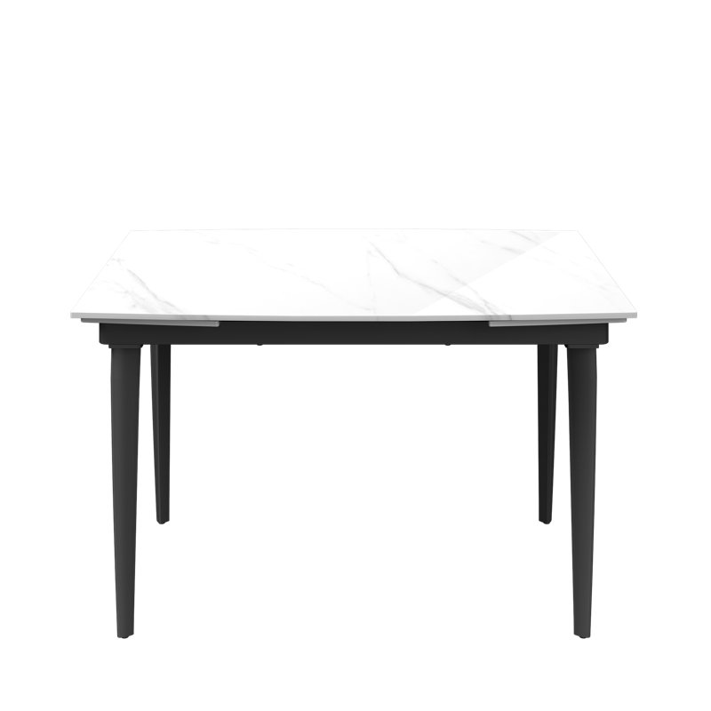 Vittoria 120-180cm Ceramic Pull-out Extending Dining Table, White