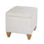 Repose-pieds avec rangement Arath - Boucle crème-128488174