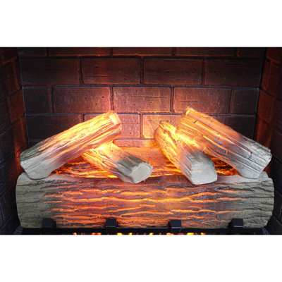 /Ul Electric Fireplace With Adjustable Flame Brightness & Timer 5000 'S Per Hour Insert Remote Control Effect