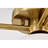 Camris 5-Light Brass Chandelier Frosted Glass Shades