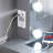 Gray Luxury Makeup Vanity With Stool, 10 Lights, , Power Outlet, 2 Drawers For Bedroom Lights And Port,-2047837151