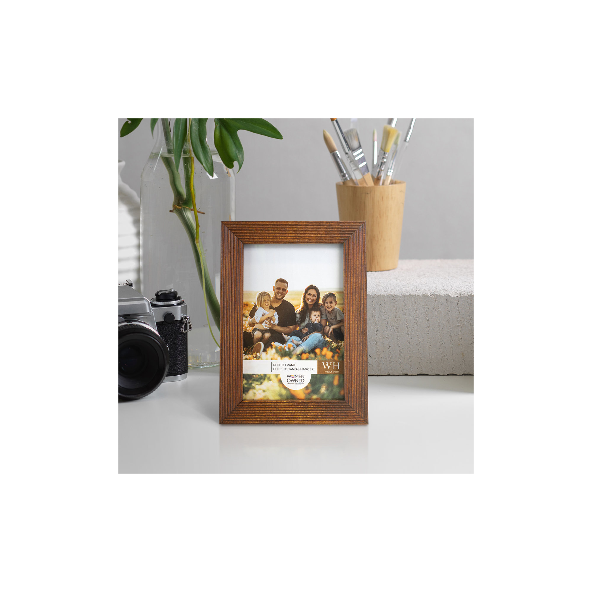 Apolline Wood Picture Frame, 4" x 6", Walnut