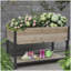 Nouveau style: lits de culture combinés en fer et en bois de 45 po avec pieds et supports de rangement. Convient à divers endroits tels que les jardins