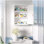 kleankin Armoire à pharmacie murale 16 po x 21 po avec serrure, armoire murale verrouillable en acier à 3 niveaux pour la salle de bain, cuisine avec 2 clés, blanc