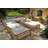 Westminster Teak 110.5 " W Solid Wood Patio Daybed with Cushions