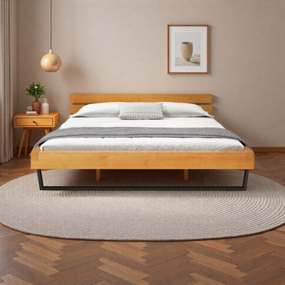 Pine Wood Bed Frame