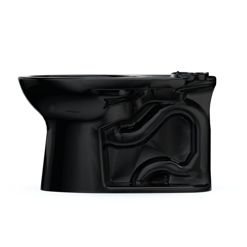 TOTO® Drake® Elongated TORNADO FLUSH® Toilet Bowl with CEFIONTECT®, Bone - C776CEG#03, Ebony
