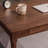 Nut-brown Rectangular Solid Wood Writing desk with drawers desk