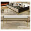 Table basse moderne avec 2 tiroirs noir et blanc Modern (table incluse seulement)
